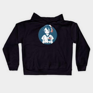 Happy Kawaii Japanese Girl Kids Hoodie